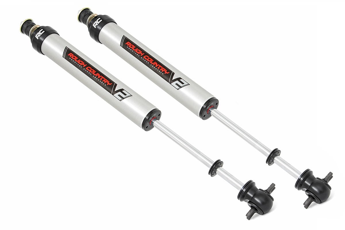 Jeep Wrangler Front Shocks - Rough Country - V2 Monotube - '97-'06